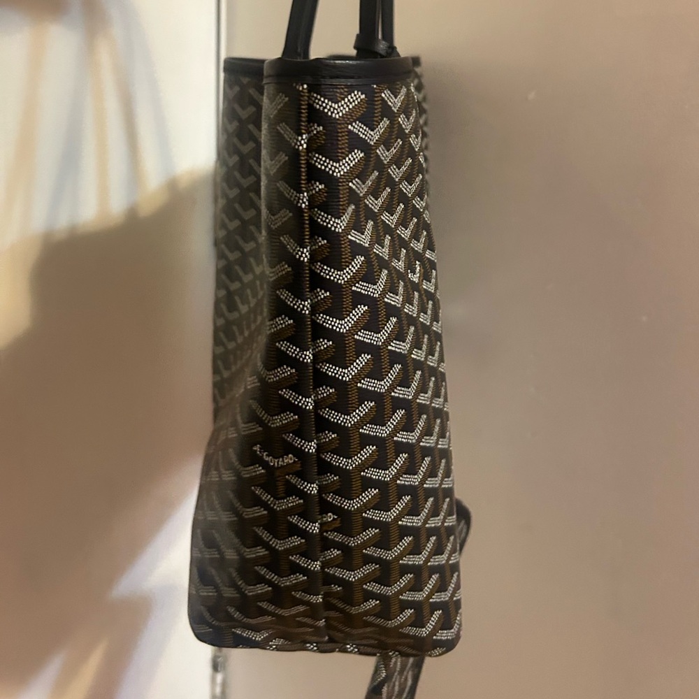 Goyard Brown and White Patterned Tote